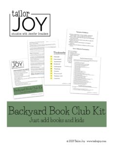 Backyard Book Club Guide Kit page 001