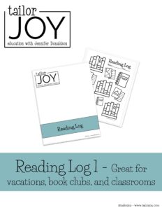 reading log printable
