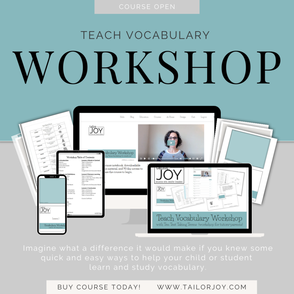 Teach Vocabulary Ad 1