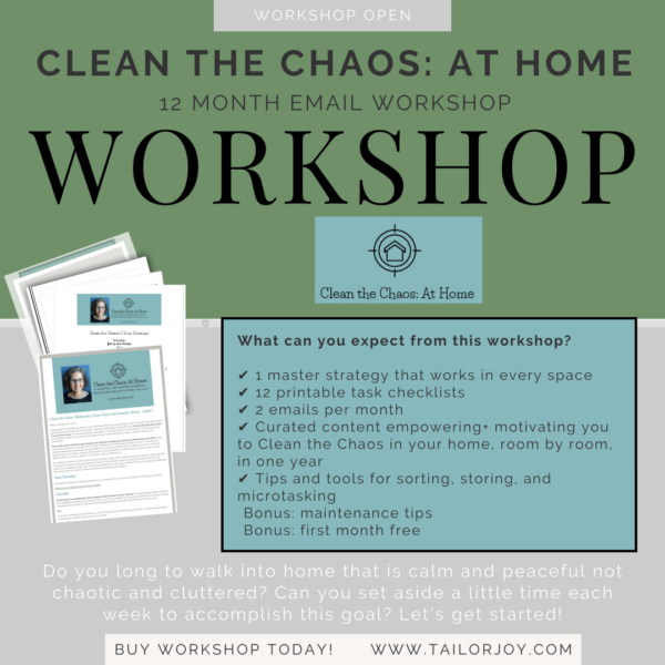 decluttering workshop